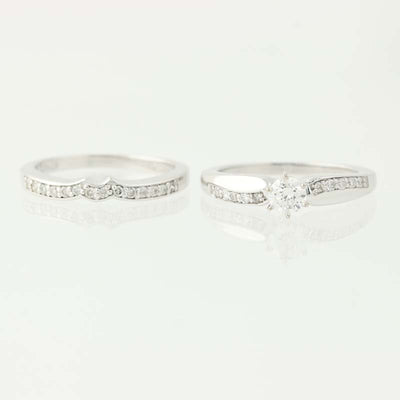 Diamond Engagement Ring & Wedding Band 50ctw