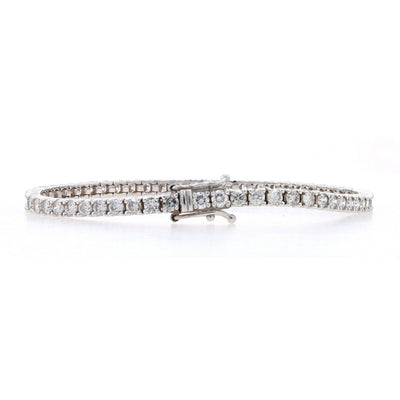 4.29ctw Diamond Bracelet White Gold