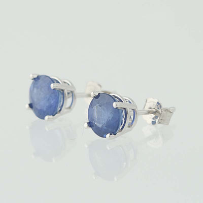 Sapphire Stud Earrings  2.49ctw