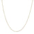 Diamond Cut Cable Chain Necklace Yellow Gold