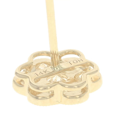 .75ctw Diamond Earrings Yellow Gold