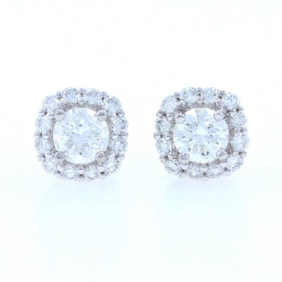 .95ctw Diamond Earrings White Gold
