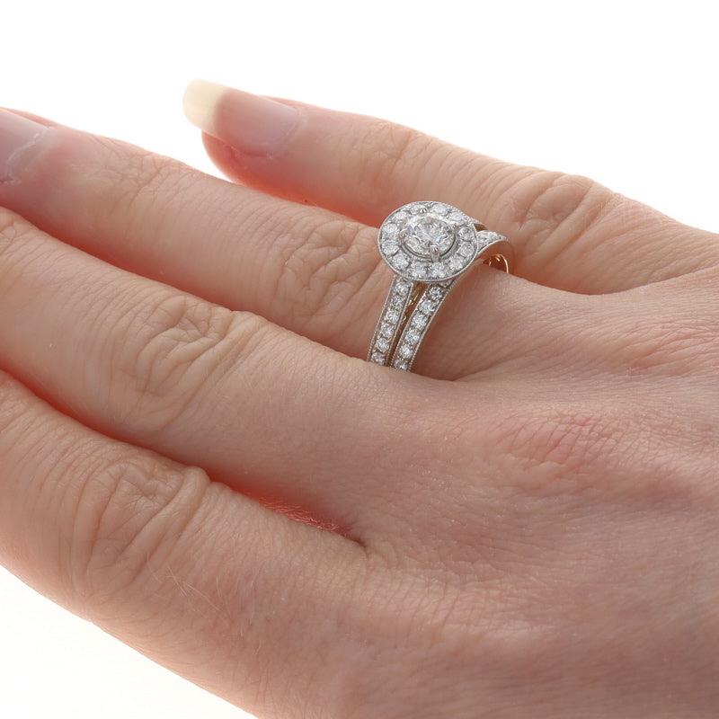 Halo Engagement Ring |