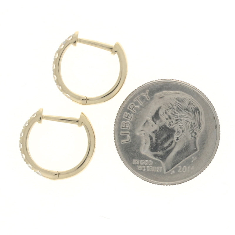 .30ctw Diamond Earrings Yellow Gold