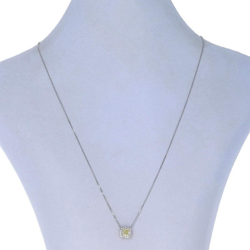 .86ctw Diamond and Diamond Pendant Necklace White Gold