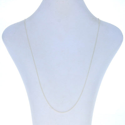 Cable Chain Necklace Sterling Silver