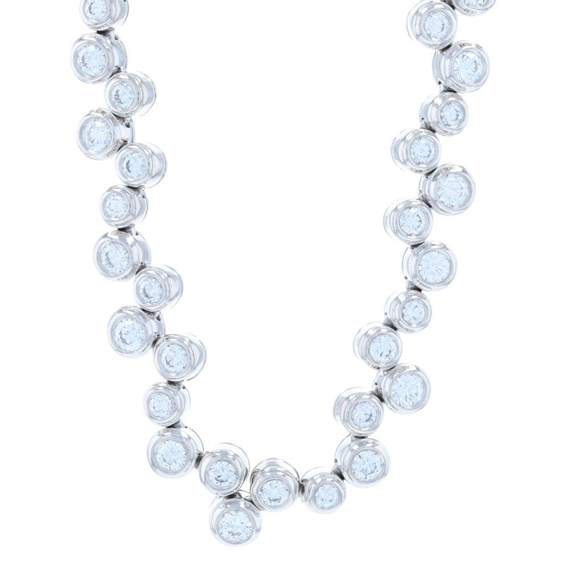 Tiffany and Co. Bubbles Platinum Diamond Necklace