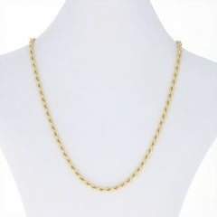 Rope Chain Necklace Yellow Gold - State St. Jewelers