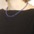 Tanzanite Necklace Yellow Gold