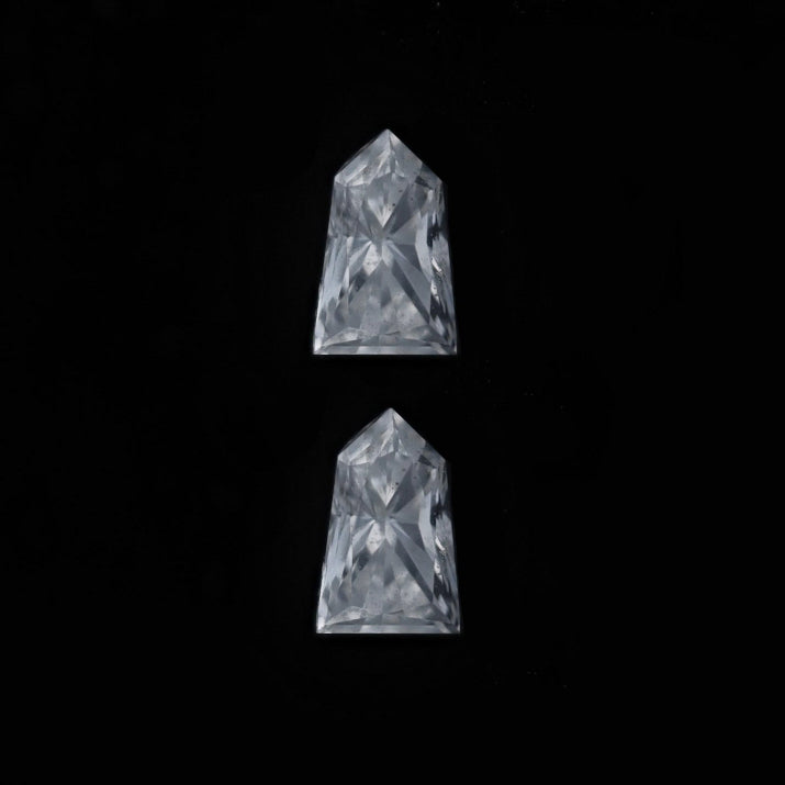 .35ctw Set of 2 Shield Diamonds