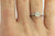 NEW Light Yellow Radiant Diamond 1.04 Engagement Ring - 14k White Gold Solitaire