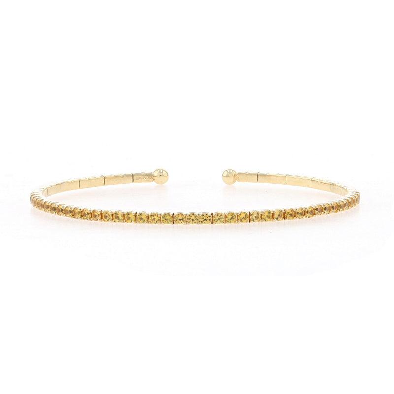 Fancy Italian 3-Row Hammered Wire Gold Bracelet in 14K White and Yellow Gold