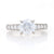 Cartier Solitaire 1895 Classic Pavé 1.69ctw Diamond and Diamond Ring Platinum