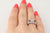.34ct Diamond & Sapphire Art Deco Ring