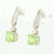 Peridot & Diamond Drop Earrings 2.28ctw