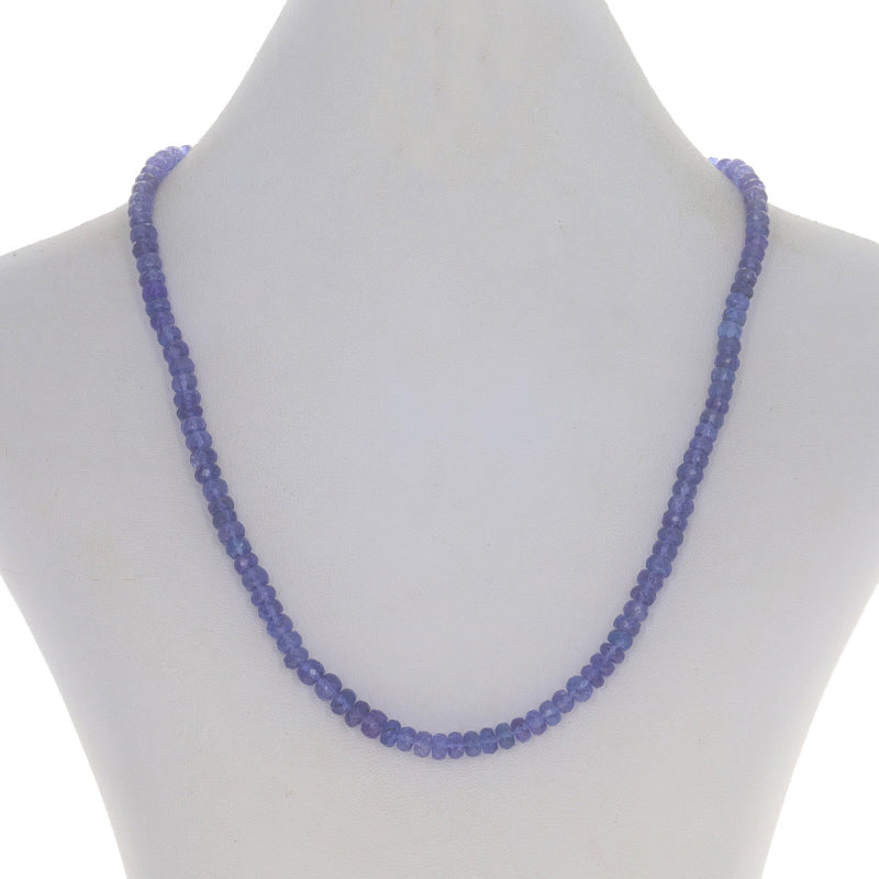 Tanzanite Necklace Yellow Gold