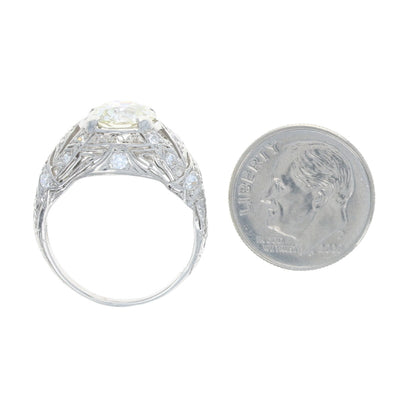 2.40ctw Diamond Ring Platinum