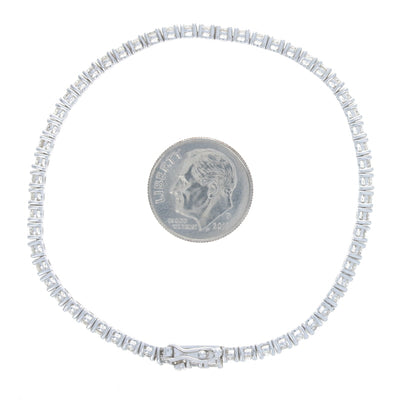 4.29ctw Diamond Bracelet White Gold