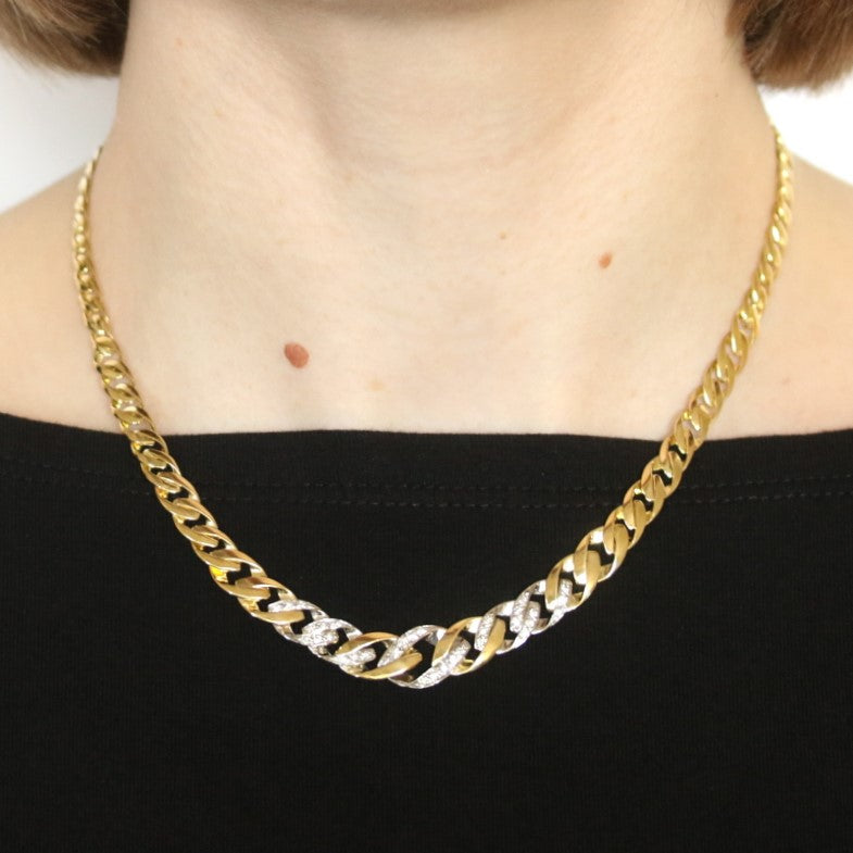 .42ctw Diamond Necklace Yellow Gold