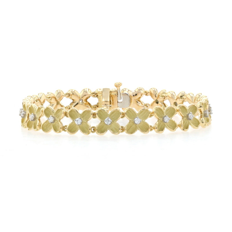 .50ctw Diamond Bracelet Yellow Gold
