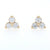 .23ctw Diamond Earrings Yellow Gold