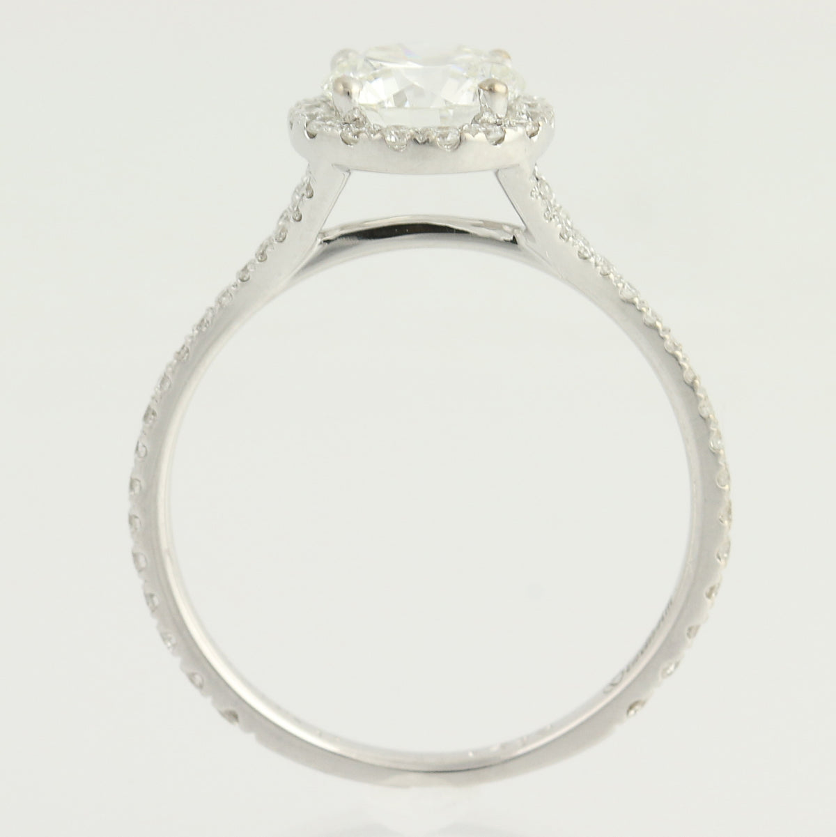 Diamond Halo Engagement Ring 1.52ctw