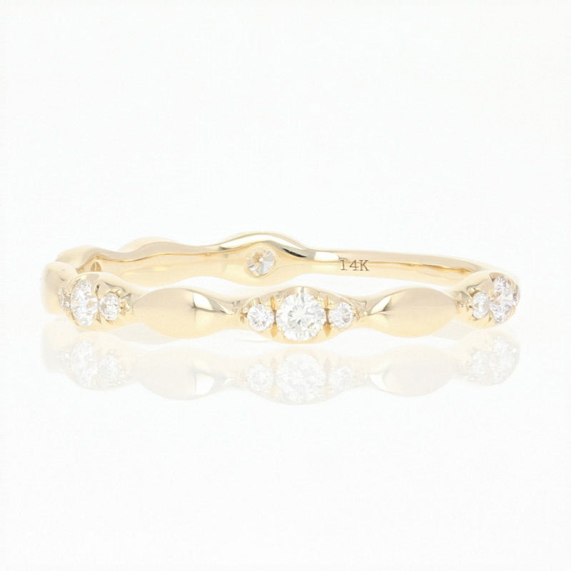 Diamond Wavy Ring .20ctw