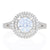 Semi-Mount Double Halo Diamond Engagement Ring