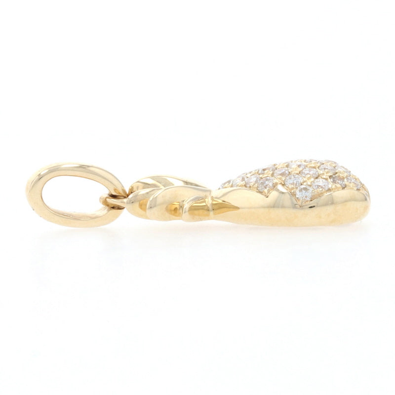 .16ctw Diamond Pendant Yellow Gold