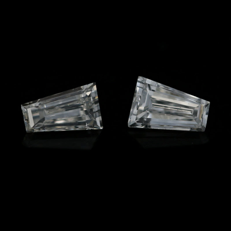 .43ctw Set of 2 Loose Diamonds Tapered Baguette