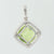 Peridot & Diamond Pendant 1.59ctw