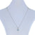 .98ct Aquamarine & Diamond Pendant Necklace White Gold