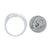 New Bastian Inverun Mobis Band Ring - Sterling Silver Diamonds