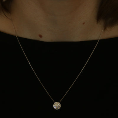 1.22ctw Diamond Necklace White Gold