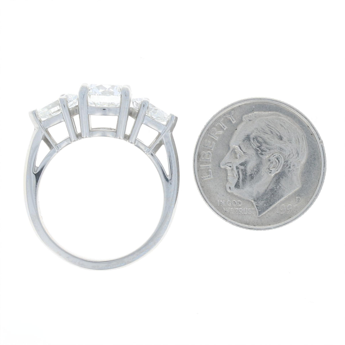 2.43ctw Diamond Ring Platinum