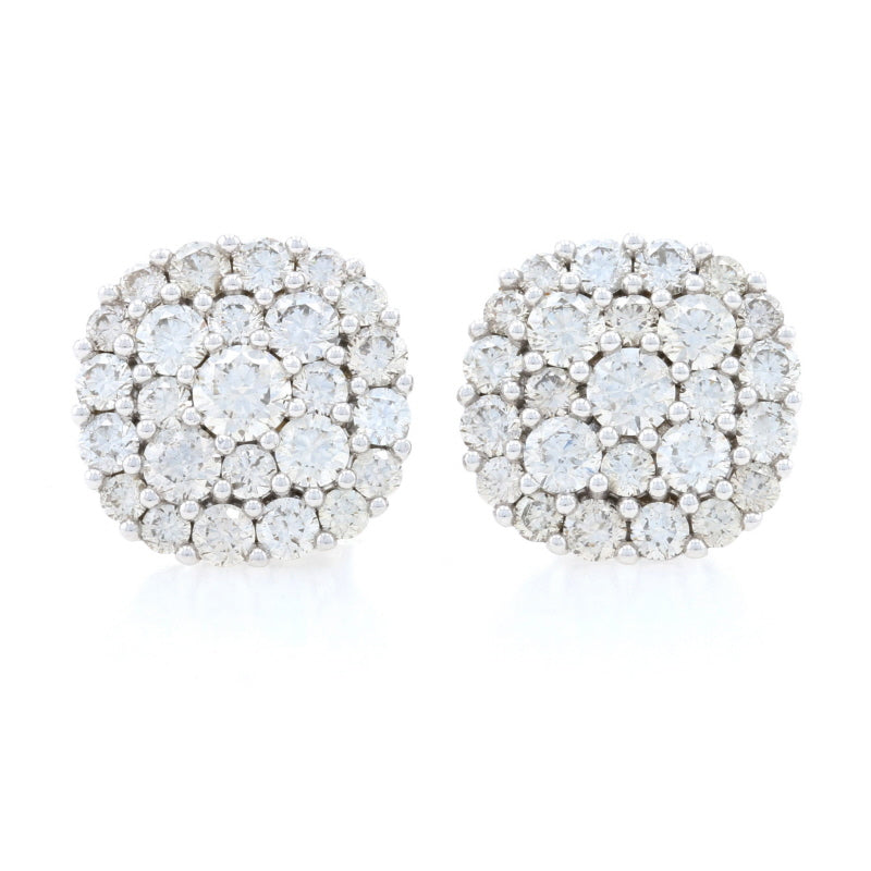 2.00ctw Diamond Earrings White Gold