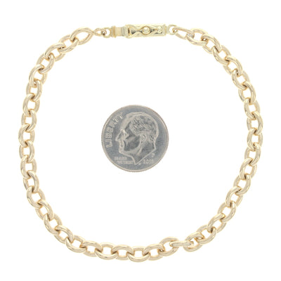 Cable Chain Bracelet Yellow Gold