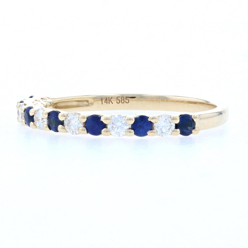 .33ctw Sapphire & Diamond Ring Yellow Gold