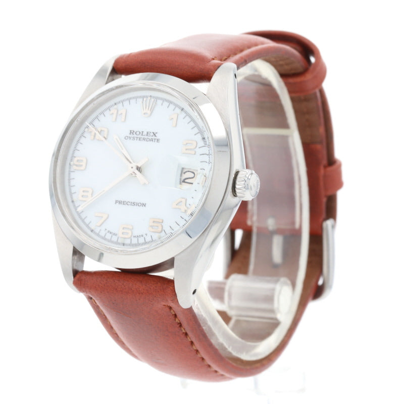 Rolex Oysterdate Men's Wristwatch - Stainless Steel Mechanical 2 Year Wnty 6694