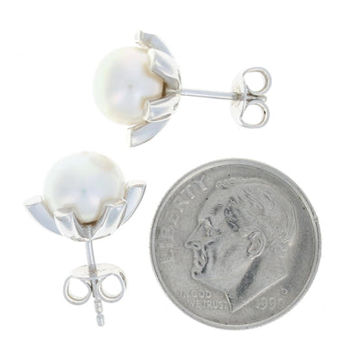 Bastian Inverun Cultured Pearl Earrings Sterling Silver
