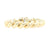 Brushed San Marco Chain Bracelet Yellow Gold