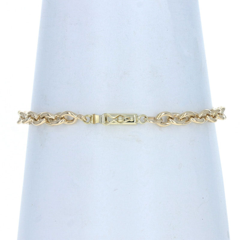 Cable Chain Bracelet Yellow Gold