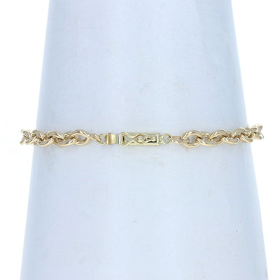 Cable Chain Bracelet Yellow Gold