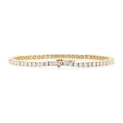 4.48ctw Diamond Bracelet Yellow Gold