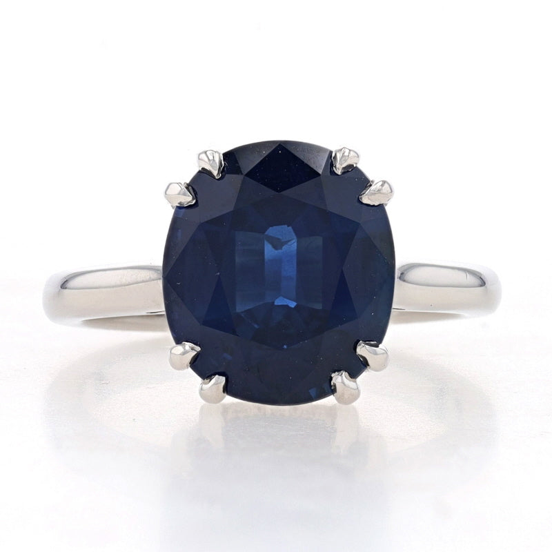 5.84ctw Sapphire and Diamond Ring Platinum