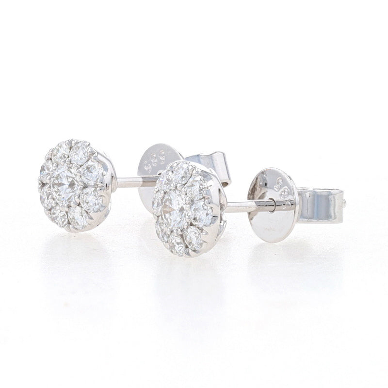.50ctw Diamond Earrings White Gold