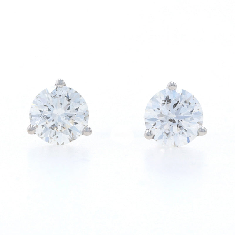 1.41ctw Diamond Earrings White Gold