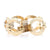 Circle Link Bracelet Yellow Gold