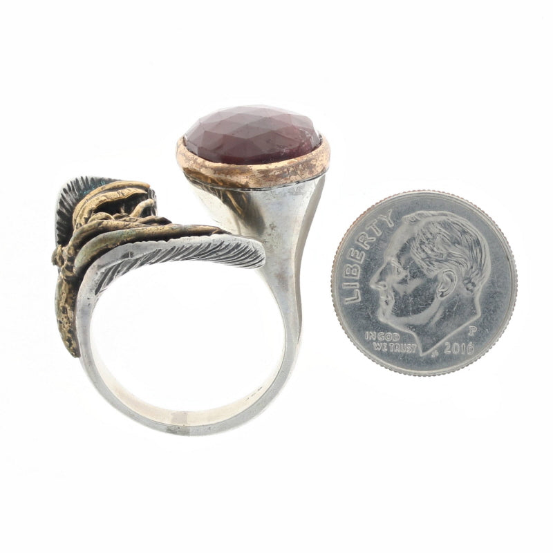 Bora Ruby Sterling Silver Ring