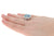 Aquamarine & Diamond Art Deco Ring